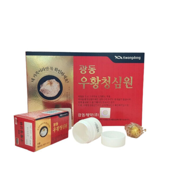 An Cung Ngưu Hoàng Hoàn KWANGDONG Tổ Kén hộp 10 viên * 3.75g (Nội Địa Hàn Quốc)