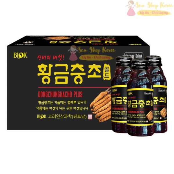 Biok chai nước đông trùng hạ thảo Hộp 10 chai x 100ml