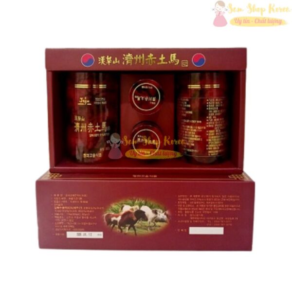 Viên Cao Xương Ngựa Đảo Jeju Hàn Quốc hộp 4 lọ (720g)