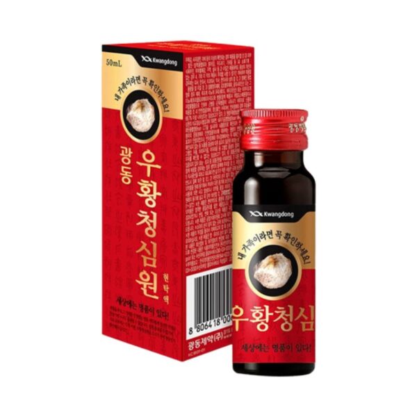 An Cung Ngưu Hoàng Hoàn Tổ Kén Dạng Nước Kwangdong Nội Địa Hàn Quốc hộp 10 chai 50ml