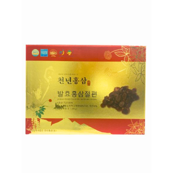 Hồng Sâm Lên Men Thái Lát Chơn – Niên Hàn Quốc (CHUNNYEO GINSENG) Hộp 200gr