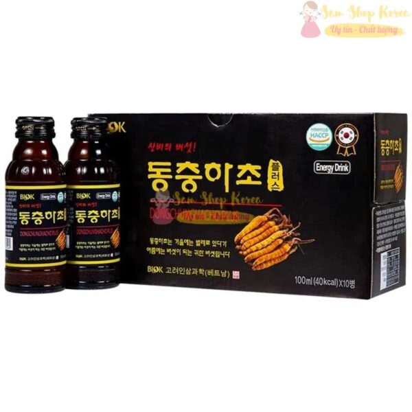 Biok chai nước đông trùng hạ thảo Hộp 10 chai x 100ml