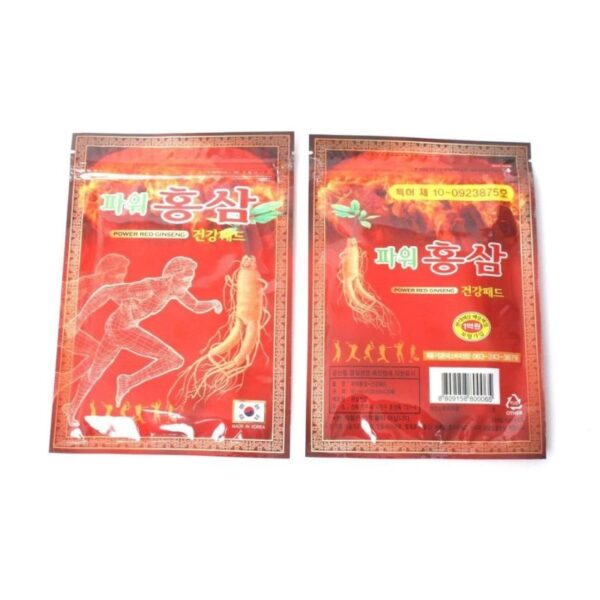 Cao dán hồng sâm Hàn Quốc túi 20 miếng (Korean Power Ginseng)