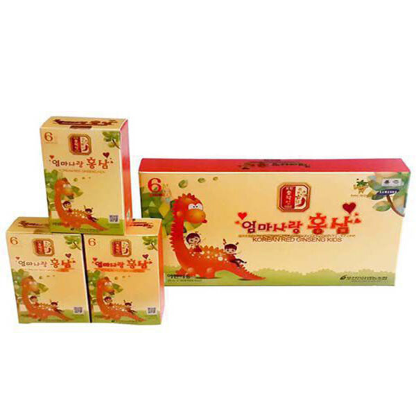 Nước Hồng Sâm trẻ em POCHEON Hàn Quốc hộp 30 gói * 20ml (Korea Red Ginseng Kids)