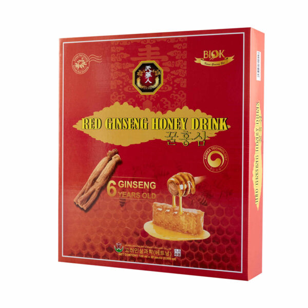 Nước Hồng Sâm Mật Ong Biok (100ml x 30 gói )